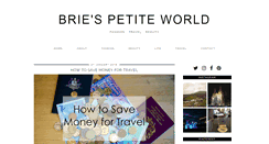 Desktop Screenshot of briespetiteworld.com