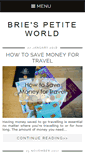 Mobile Screenshot of briespetiteworld.com