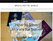 Tablet Screenshot of briespetiteworld.com